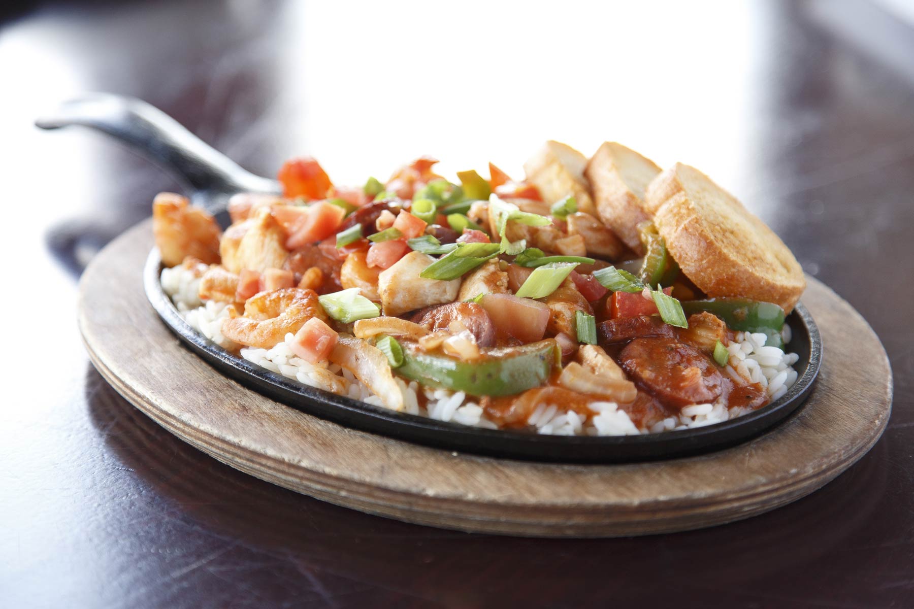 Cajun Jambalaya Skillet Black Woods Grill & Bar